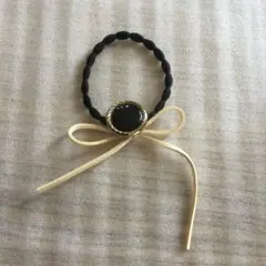 ヴィンテージボタン　ヘアゴム