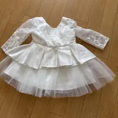 SHEIN ベビードレス 9-12M ホワイト