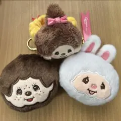 モンチッチ フェイス ぬいぐるみ キーホルダー　ガチャガチャ