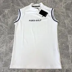 新品 FIDES GOLF ハーフジップシャツ ホワイト XS - メルカリ