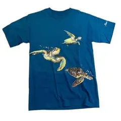 ビンテージ 90年代 ザマウンテン アニマル tシャツ 亀 古着 m かわいい