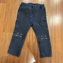 dev!rock 猫耳刺繍 ネイビー パンツ　デビロック 90