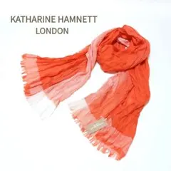 キャサリンハムネットロンドン　ストール KATHARINE HAMNETT - キャサリンハムネットロンドン ストールの通販 by
