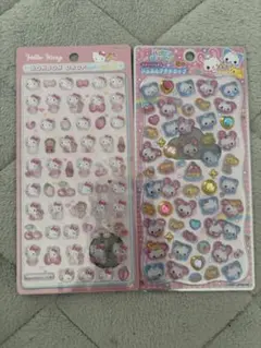 ボンドロmini キティ　ハッピーマーチ　ジュエルプチドロップ　2枚セット