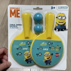 【新品未使用】ミニオンズ　卓球ラケットセット