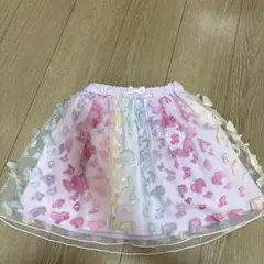 anyFAM カラフル花びらチュールスカート 110cm