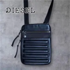 DIESEL レザー ショルダーバッグ y2k ジップ ブラック 黒 ディーゼルのサムネイル