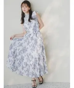 SNIDEL 20周年プリントワンピース C 0サイズ