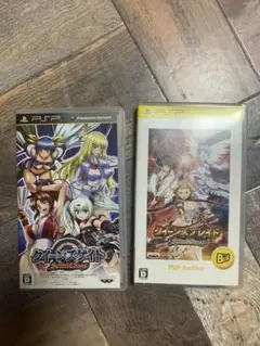 クイーンズブレイド　クイーンズゲイト スパイラルカオス PSP 2点セット
