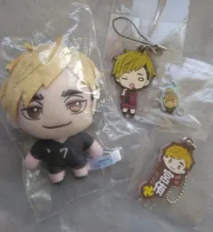 ハイキュー!!　宮侑　ぬいぐるみマスコット＆アクリルキーホルダー等　4点セット