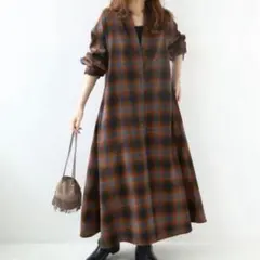 ジャーナルスタンダードレリューム×ペンドルトン別注チェックロングワンピース