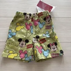 Disney ミッキー ミニー パンツレギンス 半ズボン ショートパンツ 90