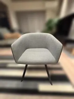 美品 ニトリ ダイニングチェア モラド DGY ダークグレー 2脚セット②