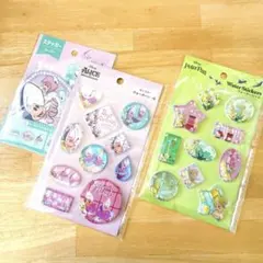 《24h以内匿名発送》ウォーターシール　オイスター　ティンカーベル 3点　セリア