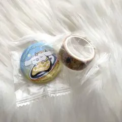 くら寿司 シナモロール ビッくらポン フィギュア 缶バッジ マスキングテープ