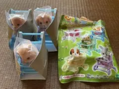 シルバニアファミリー　ベビーカーセット　トイプードルの赤ちゃん