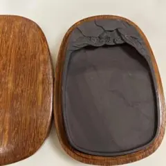 ◾️新品未使用◾️硯の王様・端渓硯（たんけいけん）・木製特製箱付き