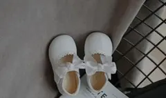 ホワイトリボン付きフォーマルシューズ 17