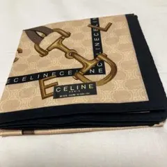 CELINE チェーンモチーフ ハンカチ 約53cm