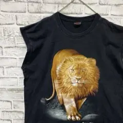 ユーロ古着ヴィンテージTシャツノースリーブ！ブラック半袖S M L 0507のサムネイル