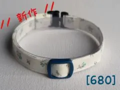 猫用 首輪 バラ ブルー [680]