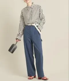 美品 BEAUTY&YOUTH ペインターパンツ Mネイビー