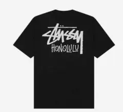 【新品／ホノルル限定】STUSSY HOOLULU TEE ブラック Lサイズ①
