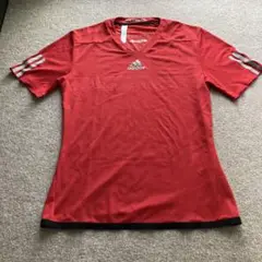 adidas climachill 赤 M シャツ