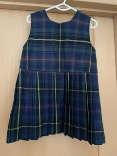 ミキハウス　3y チェックプリーツワンピース