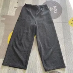 飴玉様専用　　グレー ヘリンボーン柄 イージーパンツ L