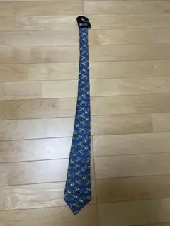 エルメスネクタイ　馬柄　ブルー　シルク100% ブランド