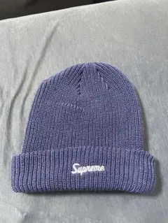 Supreme ニット帽 ネイビー
