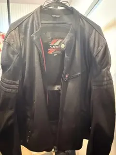 FLAGSHIP バイク用ジャケット ブラック LLサイズのサムネイル