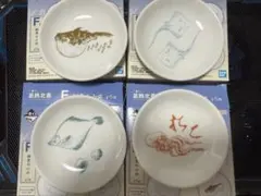 一番くじ 葛飾北斎 F賞 小皿 4点セット