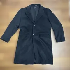 URBAN RESEARCH ブラック チェスターコート L