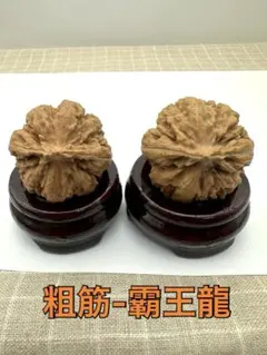 ☆新品入荷☆ 老樹王文玩核桃（ぶんがんくるみ）の逸品、霸王龙の手球
