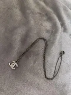 CHANEL ココマーク ラインストーン ネックレスのサムネイル