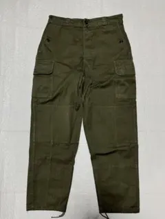 60s 70s ERDL 迷彩 リップストップ ファティーグパンツ ビンテージ 古着 70s 米軍 US 「4th」 ERDL リーフ 迷彩 リップストップ ポプリン