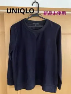 【新品未使用】ユニクロ　プルオーバー　フリース　トップス　黒　M レディース
