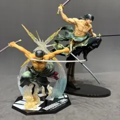 【２体セット】ワンピース　ゾロ　フィギュアーツZERO　鬼斬り・BWFC優勝作品