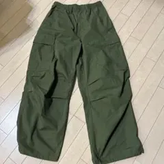 GU オリーブグリーン カーゴパンツ