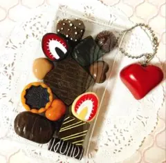 チョコレートのガチャ詰めポーチ風クリアポーチ バレンタイン プレゼント