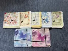 大判ガーゼハンカチ　正方形　まとめ売り　猫　蝶のサムネイル