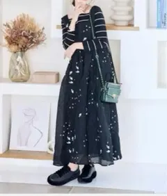 Chesty ボリュームジャガード刺繍ワンピース 1