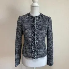 組曲 KUMIKYOKU ラメ入りジャケット 2 オンワード樫山 美品 春秋