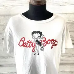 ベティちゃん ベティーブープ Tシャツ ホワイト Mサイズ ビッグロゴ