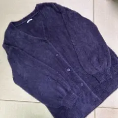 ITEMS URBAN RESEARCH パープル カーディガン