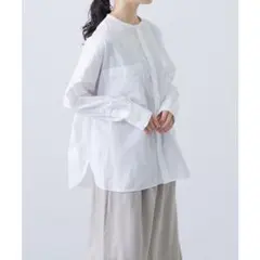 かぐれ　コットンダブルポケットワイドシャツ　美品