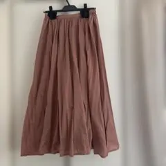 アーバンリサーチ ドアーズ フレアロングスカート ピンク