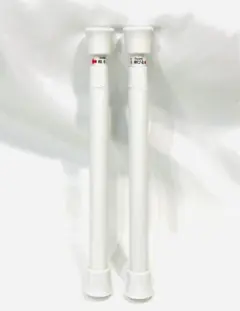【2本セット】 コンパクト 伸縮式突っ張り棒　ホワイト 約18〜28cm 程度のサムネイル